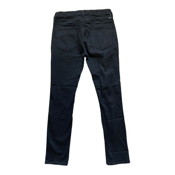 Yung Rich Nation YRN Thugger Distressed Black Red Stripe Skinny Jeans | 32 - Picture 2 of 6